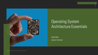Operating System Architecture Essentials PPT Template AT