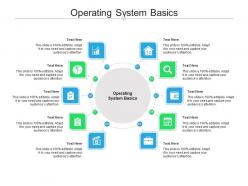 Operating system basics ppt powerpoint presentation icon grid cpb