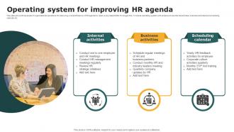 Operating system for improving HR agenda