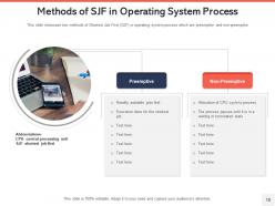 Operating system process research segment ideal time accounting information