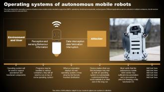 Operating Systems Of Autonomous Mobile Types Of Autonomous Robotic System