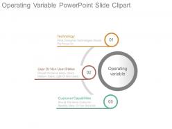 Operating Variable Powerpoint Slide Clipart