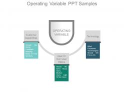 Operating Variable Ppt Samples