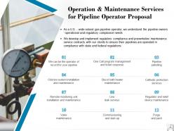 Operation And Maintenance Services For Pipeline Operator Proposal Ppt Presentation Topics