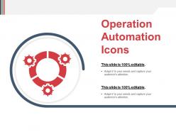 Operation automation icons powerpoint slides