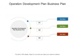Operation development plan business plan ppt powerpoint presentation inspiration design inspiration cpb