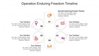 Operation enduring freedom timeline ppt powerpoint presentation styles summary cpb