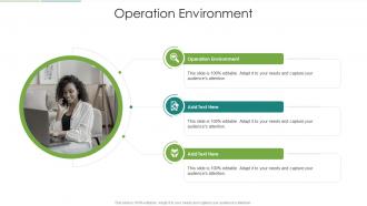 Operation Environment In Powerpoint And Google Slides Cpb