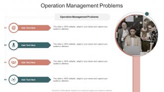 Operation Management Problems In Powerpoint And Google Slides Cpb