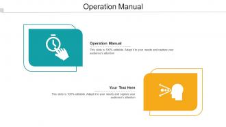 Operation Manual Ppt Powerpoint Presentation Inspiration Visuals Cpb