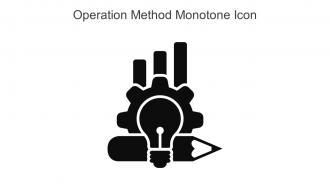 Operation Method Monotone Icon In Powerpoint Pptx Png And Editable Eps Format