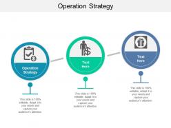 Operation strategy ppt powerpoint presentation icon guidelines cpb