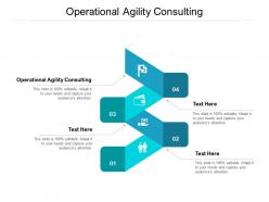 Operational agility consulting ppt powerpoint presentation summary display cpb