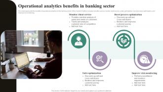 Operational Analytics Benefits In Banking Sector