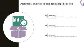 Operational Analytics In Product Management Icon