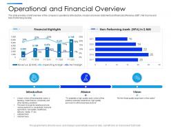 Operational And Financial Overview Equity Secondaries Pitch Deck Ppt Information