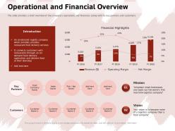 Operational And Financial Overview Ppt Powerpoint Presentation Icon Guide