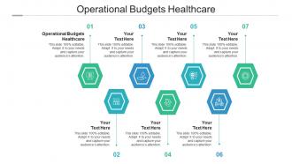 Operational budgets healthcare ppt powerpoint presentation icon background images cpb