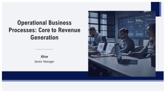 Operational Business Processes Core To Revenue Generation PPT PowerPoint AT