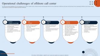 Operational Challeneges Of Offshore Call Center