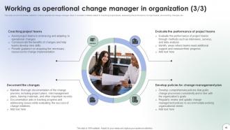 Operational Change Management Programs To Achieve Organizational Transformation CM CD V Visual Slides