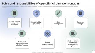 Operational Change Management Roles And Responsibilities CM SS V