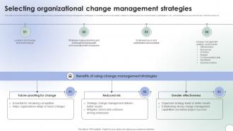 Operational Change Management Selecting Organizational Change CM SS V