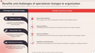 Operational Change Management To Enhance Organizational Excellence CM CD V Image Researched