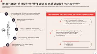 Operational Change Management To Enhance Organizational Excellence CM CD V Images Researched