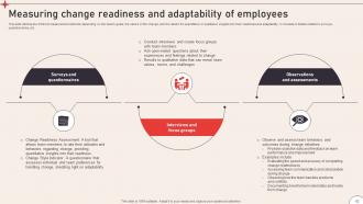 Operational Change Management To Enhance Organizational Excellence CM CD V Adaptable Researched