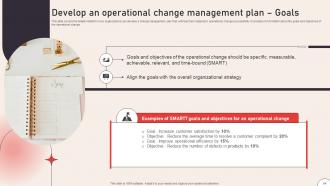 Operational Change Management To Enhance Organizational Excellence CM CD V Template Designed
