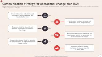 Operational Change Management To Enhance Organizational Excellence CM CD V Ideas Designed