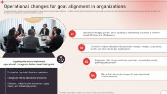 Operational Changes For Goal Operational Change Management To Enhance Organizational CM SS V