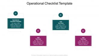 Operational Checklist Template In Powerpoint And Google Slides Cpb