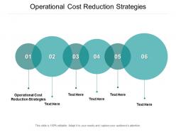Operational cost reduction strategies ppt powerpoint presentation outline introduction cpb