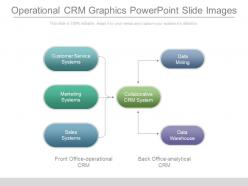 Operational crm graphics powerpoint slide images