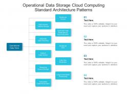 Operational Data Storage Cloud Computing Standard Architecture Patterns Ppt Powerpoint Slide