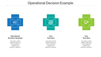 Operational Decision Example Ppt Powerpoint Presentation Infographic Template Cpb