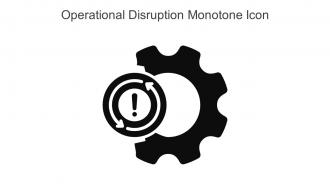Operational Disruption Monotone Icon In Powerpoint Pptx Png And Editable Eps Format