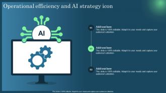 Operational Efficiency And AI Strategy Icon