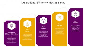 Operational Efficiency Metrics Banks Ppt Powerpoint Presentation Layouts Rules Cpb