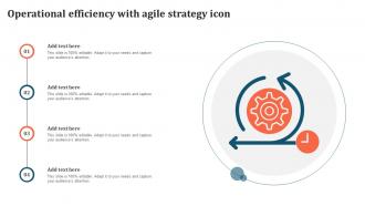 Operational Efficiency With Agile Strategy Icon