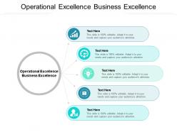 Operational excellence business excellence ppt powerpoint presentation styles samples cpb