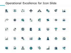 Operational excellence for icon slide ppt powerpoint presentation gallery example file