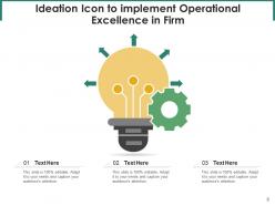 Operational Excellence Icon Successfully Business Revenue Management Leadership