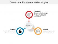 Operational excellence methodologies ppt powerpoint presentation portfolio picture cpb