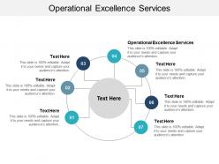 Operational excellence services ppt powerpoint presentation inspiration pictures cpb