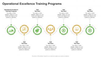 Operational Excellence Training Programs In Powerpoint And Google Slides Cpb