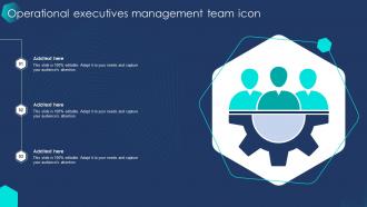 Operational Executives Management Team Icon