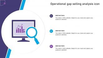 Operational Gap Selling Analysis Icon